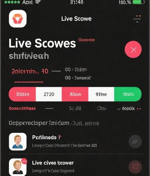 实时比分页面截图